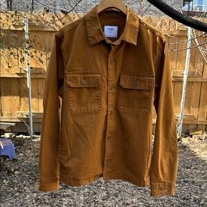 Old Navy Men’s Utility Shirt Jacket. golden Tan. Medium (M). A+ condition